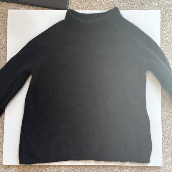 Jenni Kayne Cashmere Fisherman Sweater in Black S EEUC - Picture 7 of 8